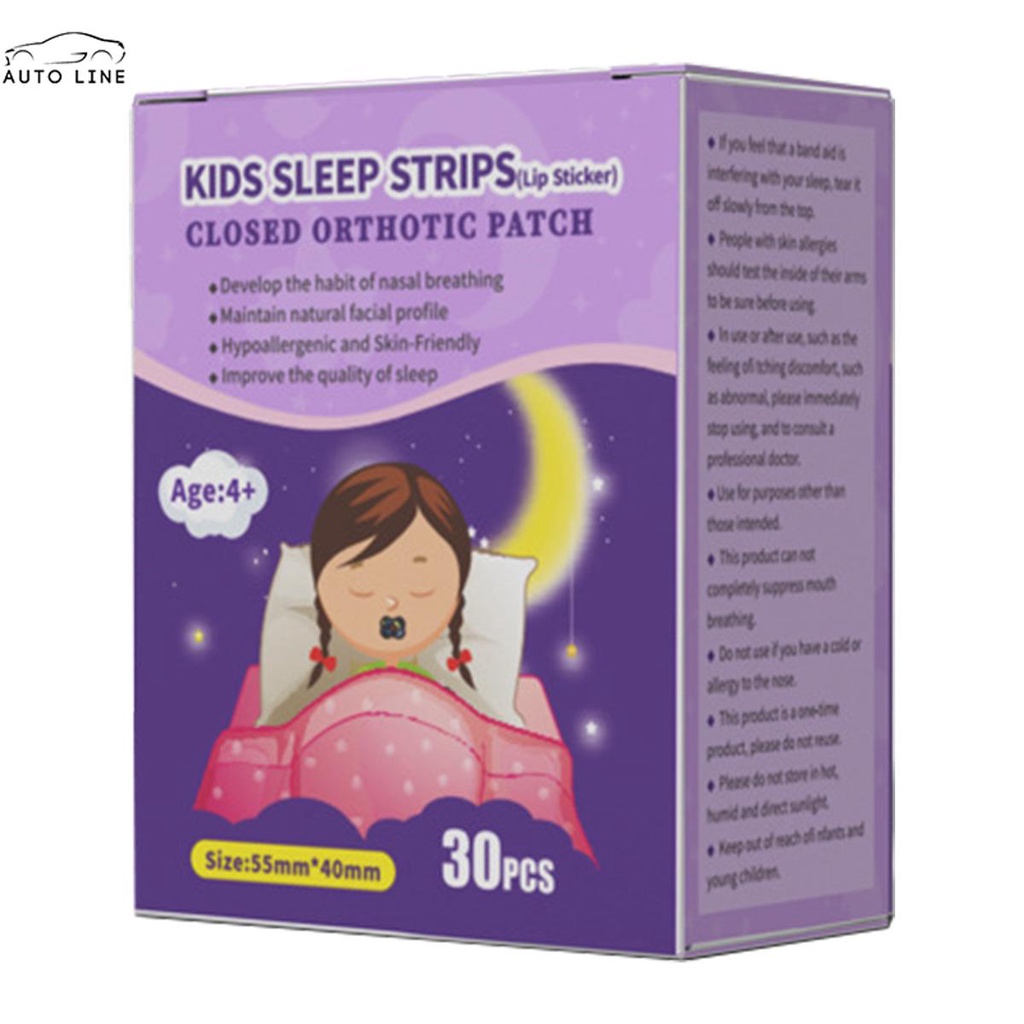 30 Miếng Dán Miệng Chống Ngáy Tự Dính Cho Bé Ngủ Mã C9733