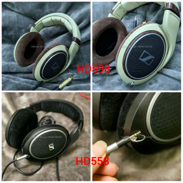 Sennheiser HD558/HD598 tai nghe over ear hàng lướt siêu chất