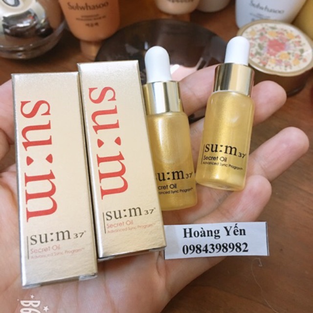 Tinh Dầu dưỡng da Su:m37 Secret Oil Advanced Sync Program 5ml