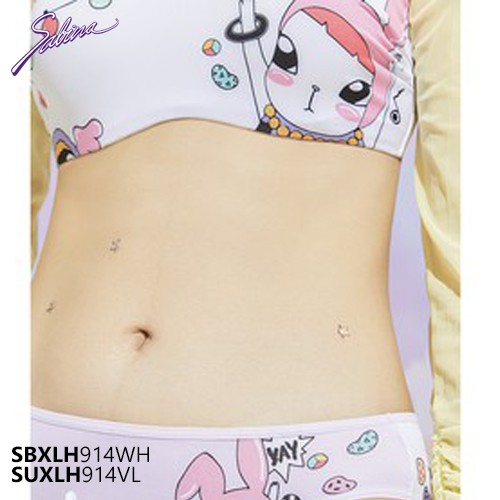 Combo Áo Lót Mút Vừa Cup Ngang Và Quần Đồng Bộ Phối Hoa Văn Ano Collection By Sabina SBXLH914WH+SUXLH914VL | BigBuy360 - bigbuy360.vn