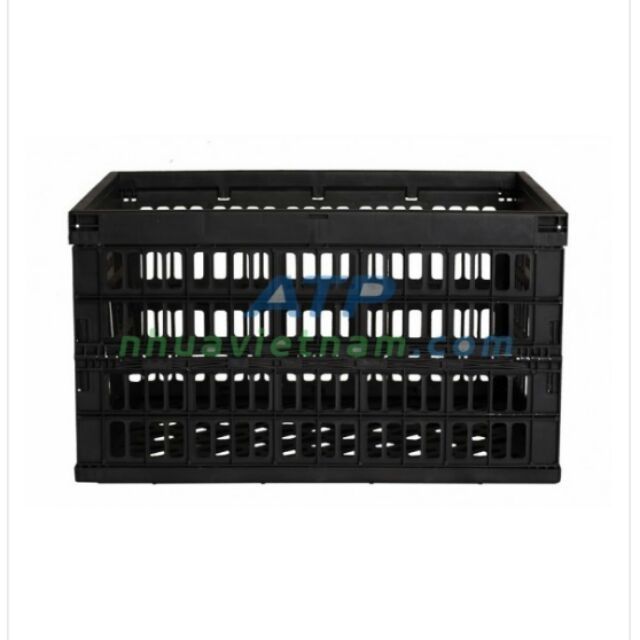 Sọt đựng đồ gấp gọn dài 50cm màu Đen