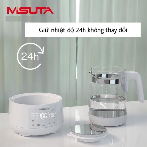 Máy đun siêu tốc hâm nước pha sữa giữ nhiệt thông minh MISUTA