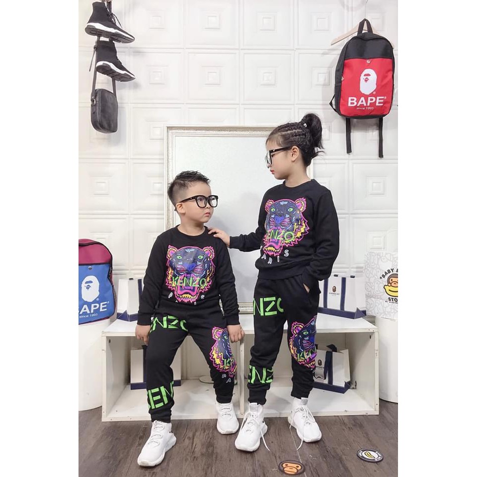 Bộ Thể Thao Kenzo Size Đại Cho Bé 2-6 Tuổi BT5, Chất Đẹp , Hàng QCCC, TADU SHOP