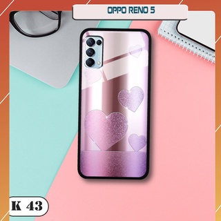 Ốp lưng kính cường lực cho điện thoại Oppo Reno 5