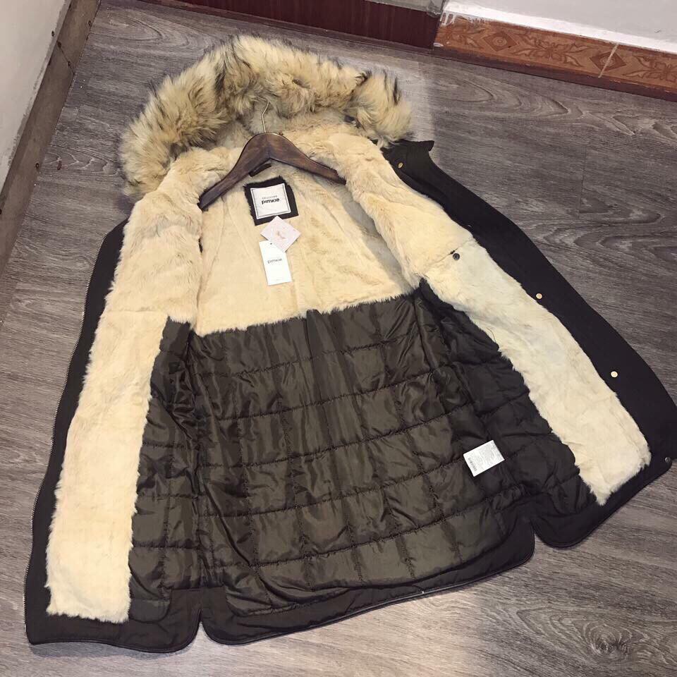 Áo khoác parka rêu