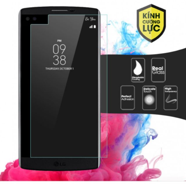 Bộ 3 dán kính cường lực LG V10 - Trong suốt