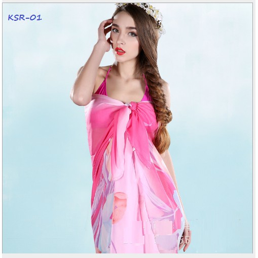 Khăn choàng đi biển đa năng KSR-01