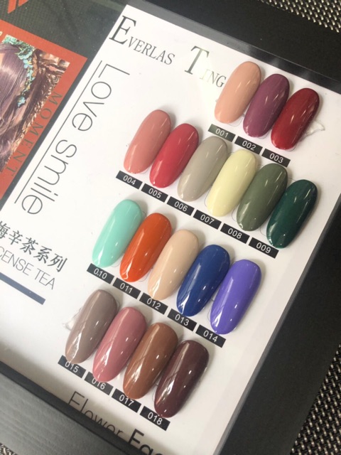 Sơn gel vinimay màu đẹp mới set 18 màu