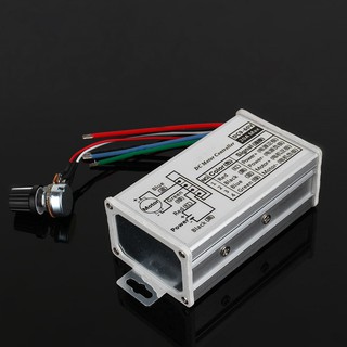 Stepless pulse width/motor speed controller DC 9-60V PWM 12V 24V 60V MAX 20A with regulator switch