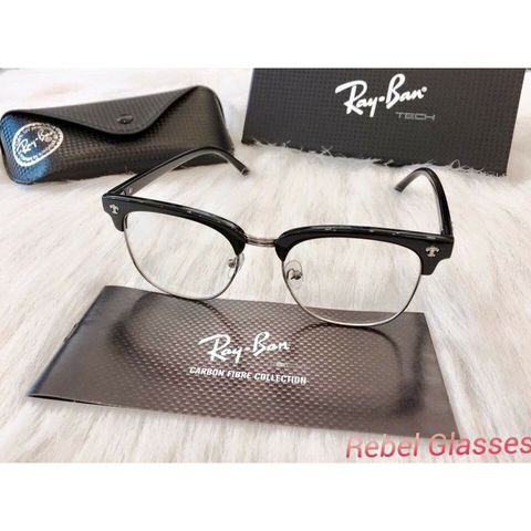 [MAXSTAR.VN] [AH134] Mắt Kính Rayban Clubmaster Nửa Gọng 1A8