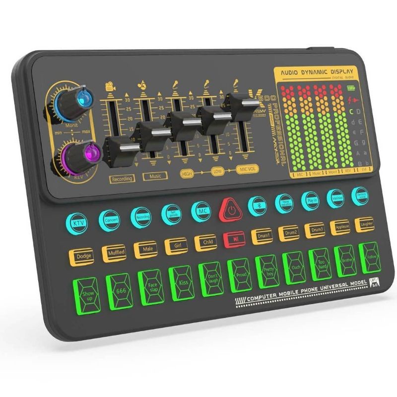 Soundcard K500 hỗ trợ Livestream, Karaoke, ...