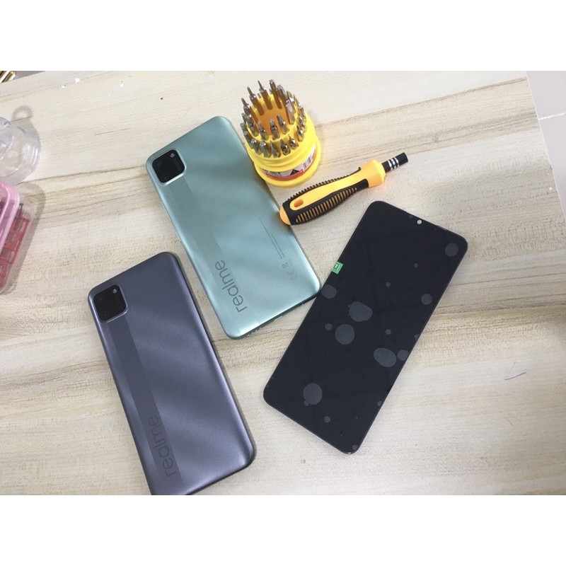 Combo Bộ Vỏ Sườn + Màn Hình Realme C11 Zin Hàng Cao Cấp Kèm Theo Bộ Vít