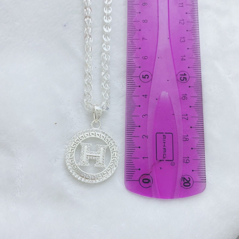 Dây phụng mặt chữ cái cao cấp. Nam nữ đeo đều được. Cá tính độc đáo Mainomi Shop Bạc Xinh