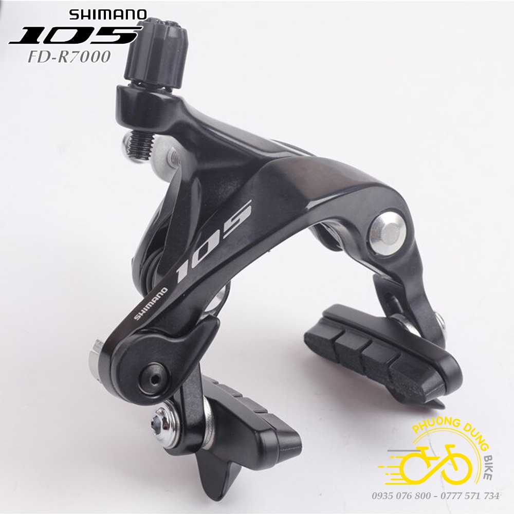 Bộ ngàm phanh  nhôm xe đạp SHIMANO 105 BR R7000 - Hàng Chính Hãng