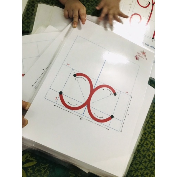 Bộ chữ thường cỡ nhỏ ép plastic