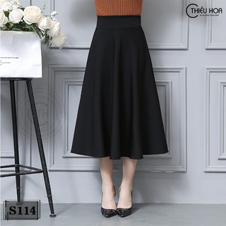 Chân Váy Chéo Ý Sang Trọng Thiều Hoa F114