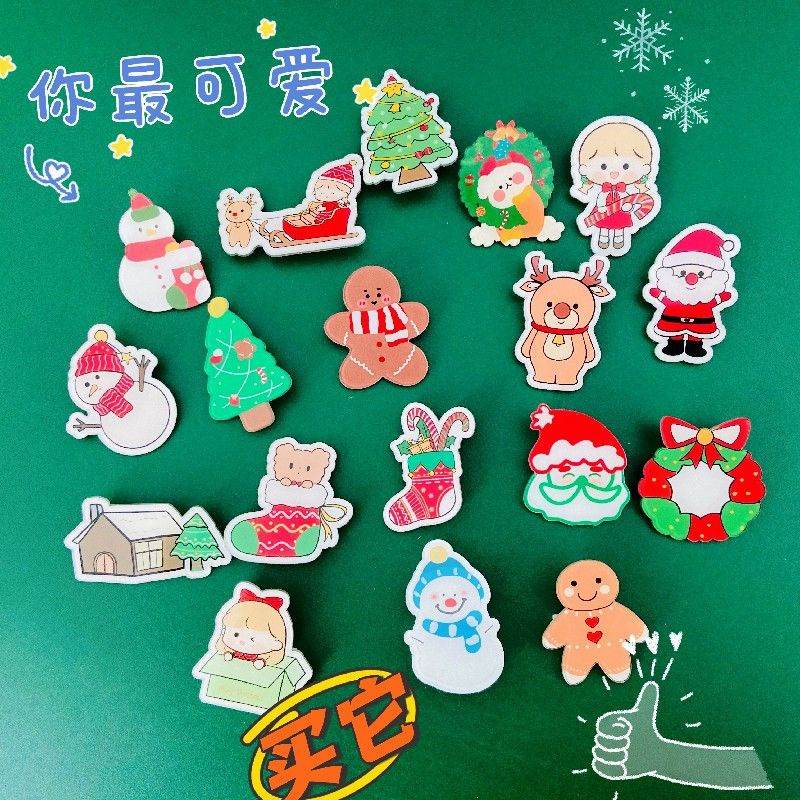 Huy Hiệu Cài Áo , Pin Cài Balo Xinh, Gim Cài Túi Xách, Áo Quần Chủ Để Noel, Quà Tặng Dễ Thương Cho Bé