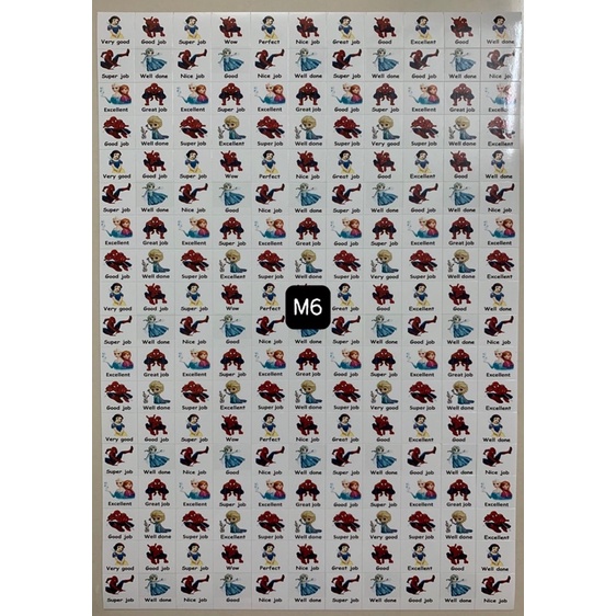 Sticker tiếng Việt khen thưởng 154 hình dán ngộ nghĩnh dùng thi đua đổi quà