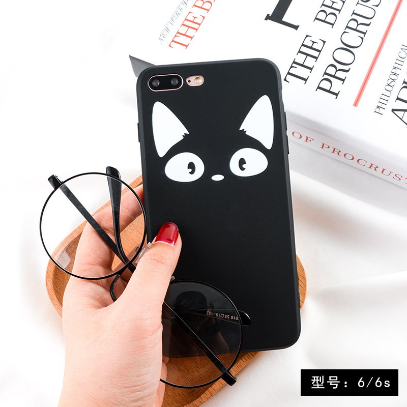 Ốp lưng iphone dẻo mèo dễ thương dành cho iphone 6/6plus/6s/6s plus/6/7plus/8/8plus/x/xs/xs max/11/12promax - a323