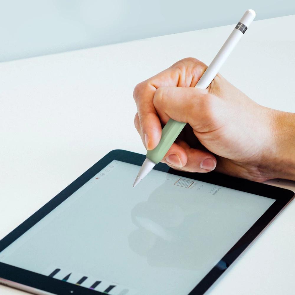 Túi Đựng Bút Bằng Silicon Chống Trầy Chống Trượt Chống Mồ Hôi Màu Trắng Đen Tiện Dụng