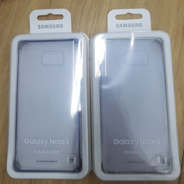 [RẺ]Ốp lưng Clear cover Galaxy Note 5 chính hãng Samsung trong suốt 100%