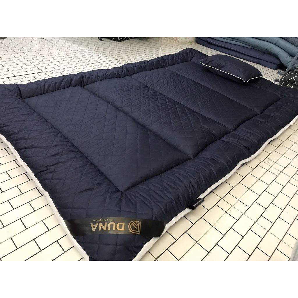 Topper Nệm DUNA COMBO ĐẶC BIỆT KÈM GỐI NẰM Êm Ái, Chống Xẹp tốt BH chính hãng size 1mx2m và 1m2x2m