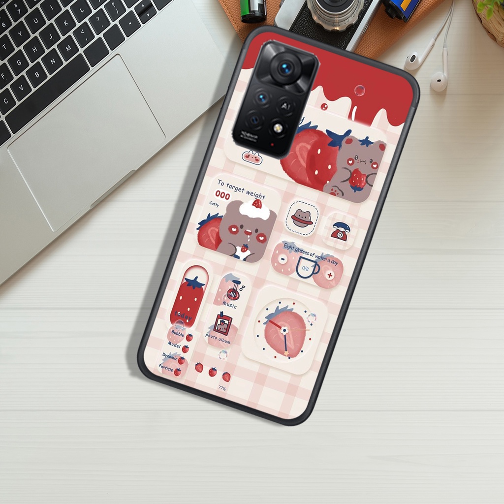 ỐP LƯNG XIAOMI REDMI NOTE 11 4G - NOTE 11S  - NOTE 11 5G - NOTE 11 PRO, IN HÌNH GẤU NÂU CHOCOLATE ĐÁNG YÊU.