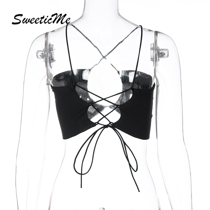 Áo Sát Nách Màu Trơn Phối Dây Quyến Rũ Cho Nữ 2021 | BigBuy360 - bigbuy360.vn