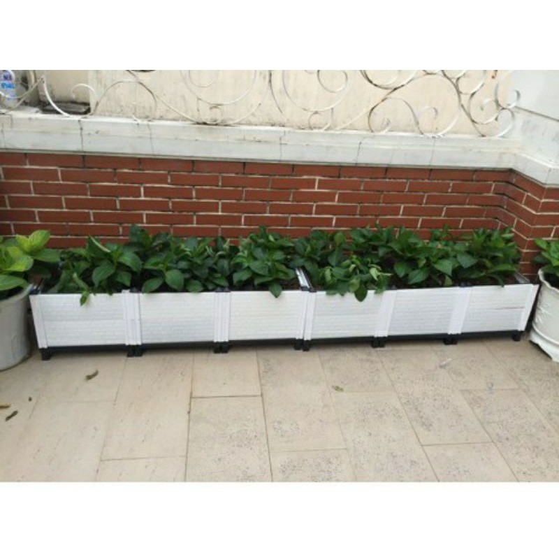 chậu lắp ghép trồng cây thông minh dài 2m x40x35cm