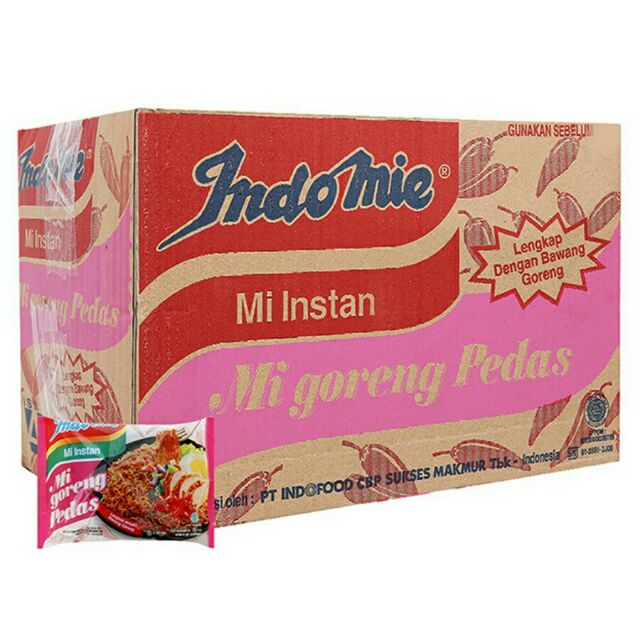 Thùng 40 gói mì indomie vị Cay Nồng