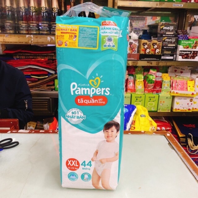 Bỉm quần/Tã quần Pampers XXL 44 miếng