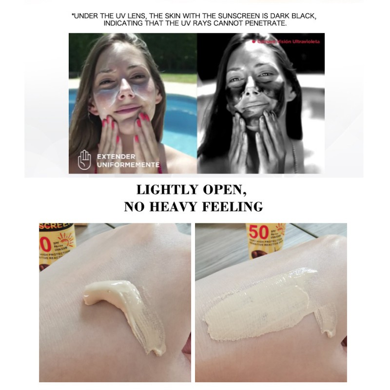 [Hàng mới về] Kem Chống Nắng Tinh Chất Ốc Sên Dưỡng Ẩm Chống Tia Uva Làm Trắng Da