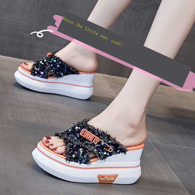 Dép Đế Xuồng Dày Dặn Chống Thấm Nước Thời Trang Mùa Hè Dành Cho Nữ 2022