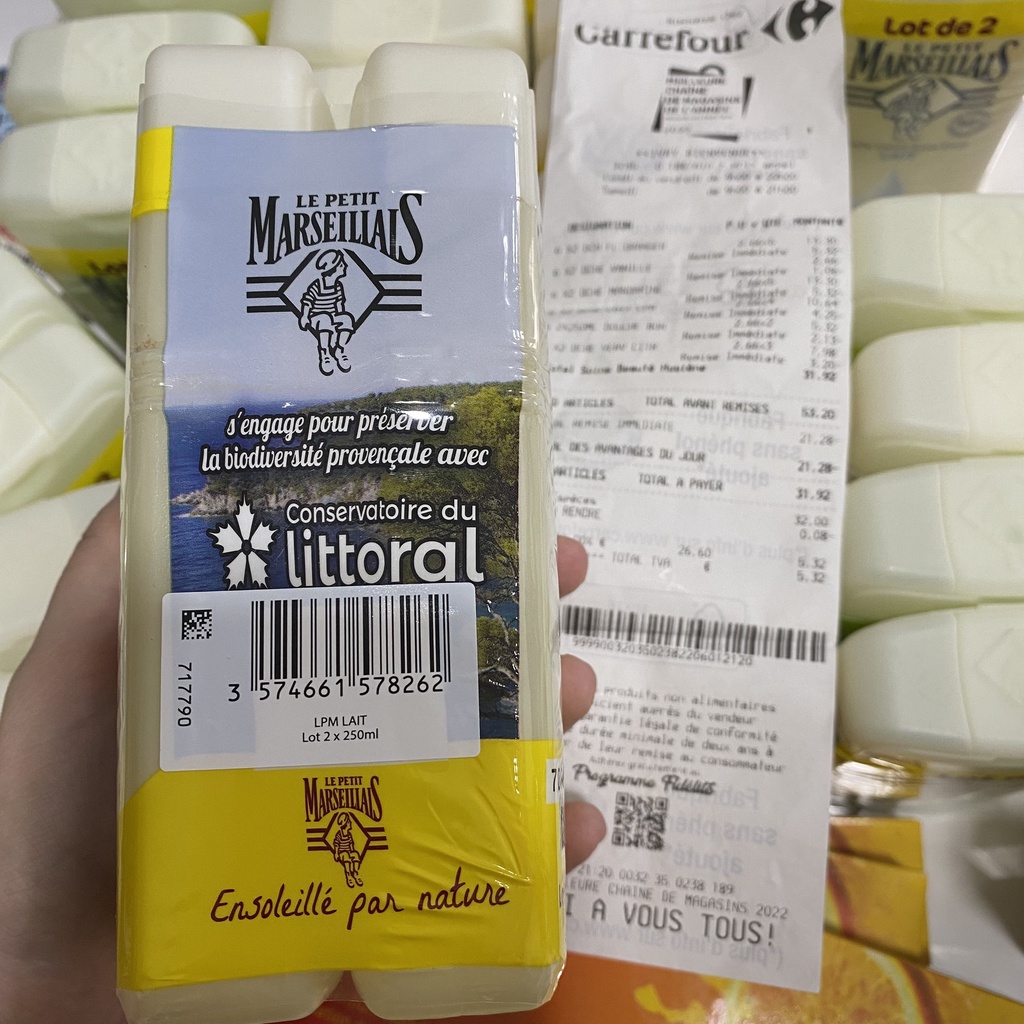 SỮA TẮM LE PETIT MARSEILLAIS - BIO - Pháp