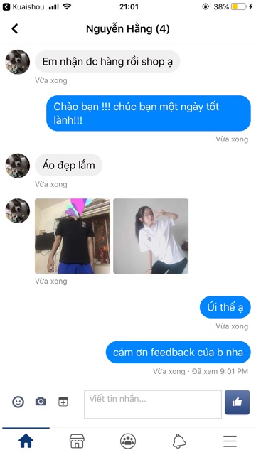 Áo phông dáng rộng có cổ (có ảnh thật)