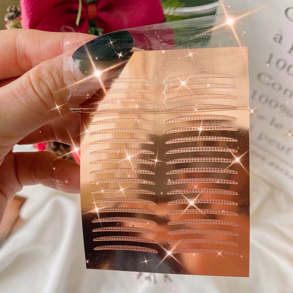 🍓Hanbel Dây Ren Đôi Mắt Hai Mí Với Túi Lưới Mắt Vô Hình Làm Sưng Đôi Mắt Một Đôi