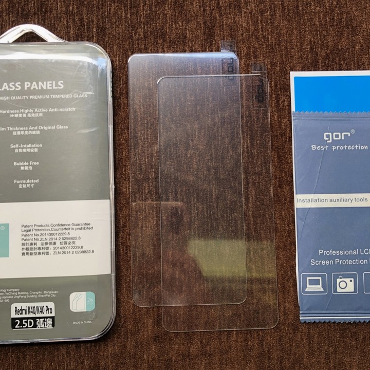 2 Cường lực Redmi K40 Pro - Redmi K40 - Poco F3 loại tốt Gor