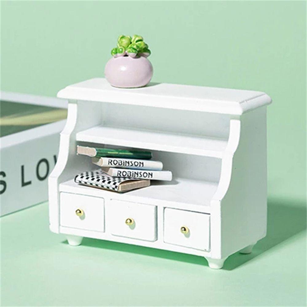 Mô Hình Tủ Khăn / Đồ Chơi Bằng Gỗ DIY Trang Trí Nhà Búp Bê