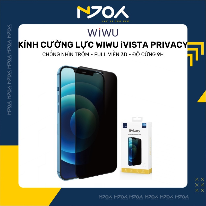 Kính Cường Lực Wiwu Iprivacy Chống Nhìn Trộm Độ Cứng 9h Siêu Bền Dành Cho Ip Xs Max 11 Pro Max 12 Pro Max 13 Pro Max