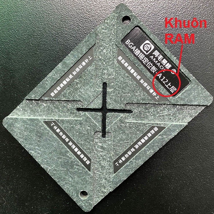Khuôn đặt RAM A12 cho bộ đế vỉ nam châm