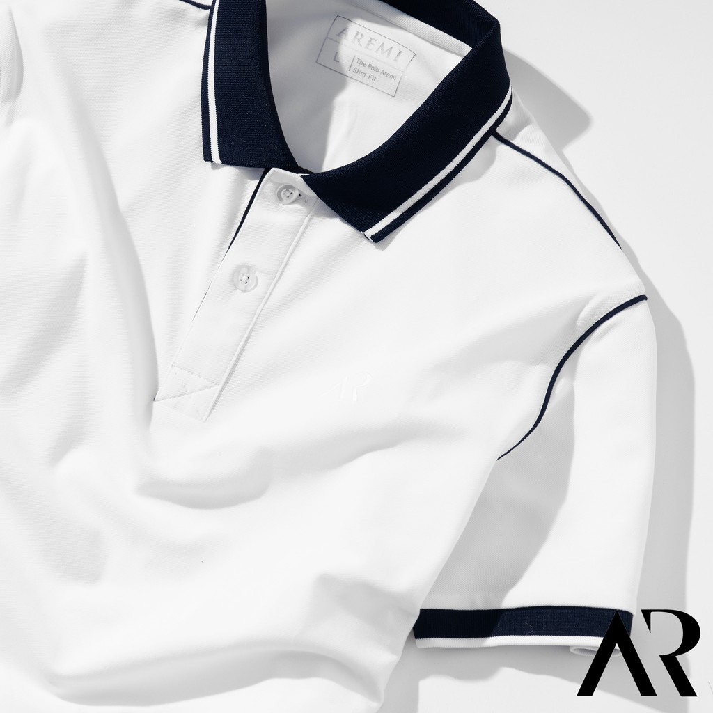 Áo polo nam phối cổ trụ thun cao cấp from chuẩn, thiết kế phong cách sang trọng,AREMI APL0027 | BigBuy360 - bigbuy360.vn