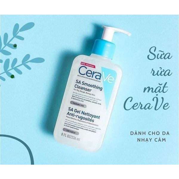Sữa Rửa Mặt Cerave SA Smoothing Cleanser 236ml
