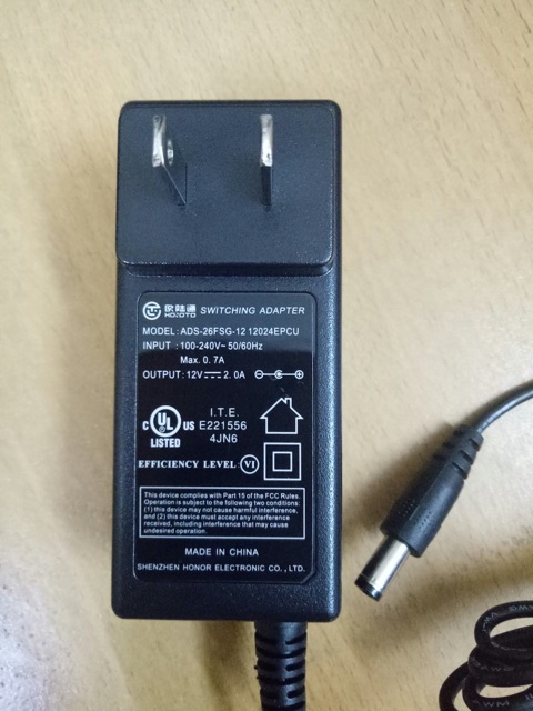 Nguồn đầu ghi 12v 2A Dss, dùng cho 4 camea, hướng dẫn đấu nối
