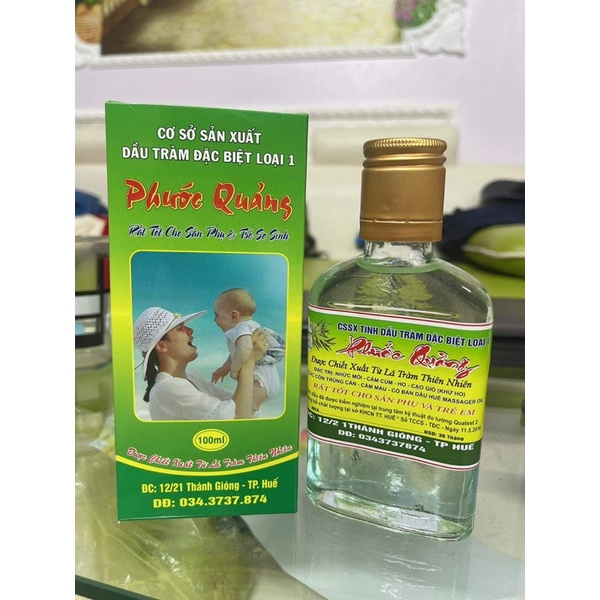 Tinh dầu tràm cực xịn loại tốt nhất cho trẻ sơ sinh 100ml