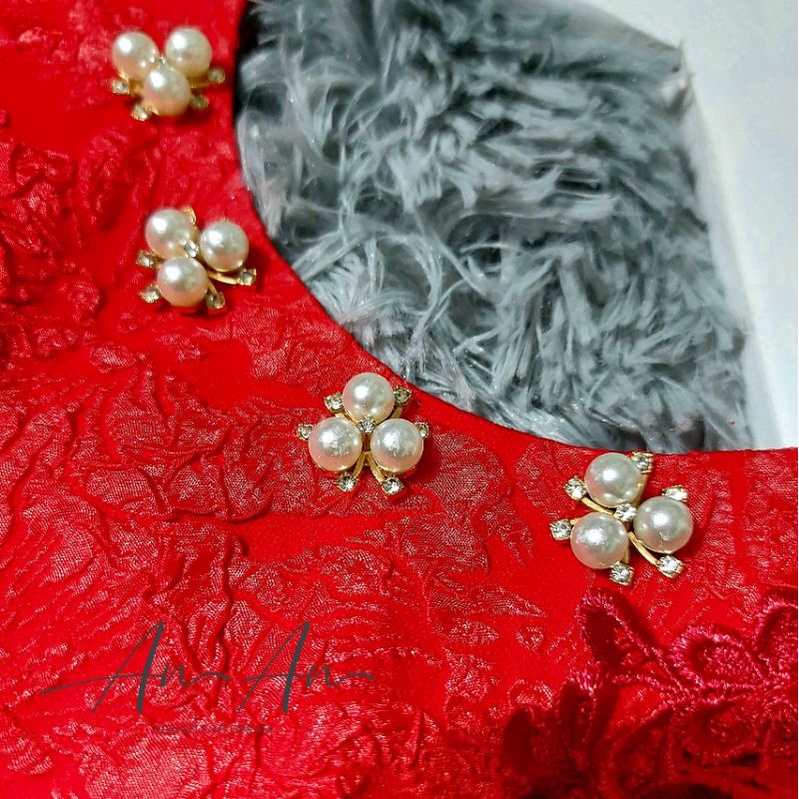 Đầm đỏ noel cho bé , đầm công chúa , dạ hội cánh tiên