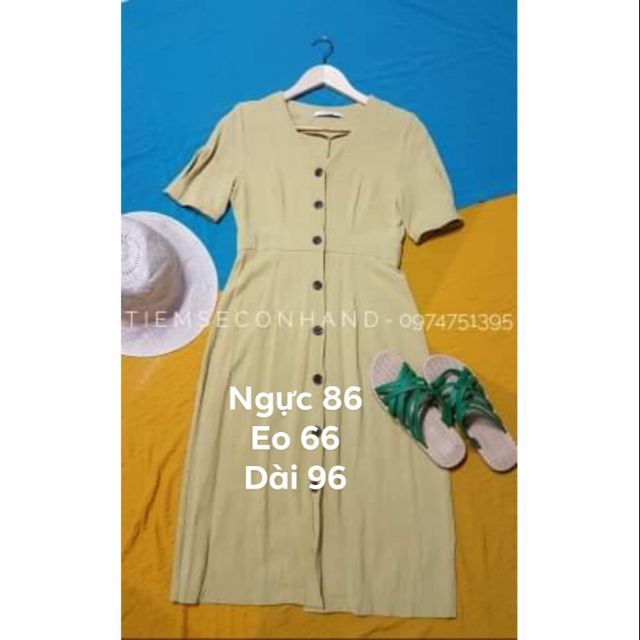 Đầm si 2hand linen