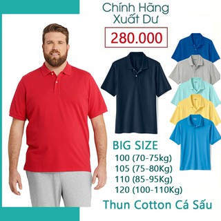 Áo polo nam cổ dệt bo len, áo thun nam có cổ big size Vải cotton cá sấu - FO76 SHOP