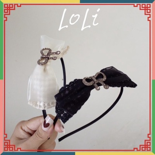 Băng đô nơ, Bờm nơ đính đá Hàn Quốc - Loli.phukienthoitrang