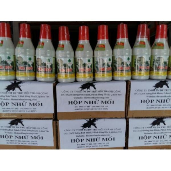 2 hộp nhử mối +1 lọ mối bột pmc90.