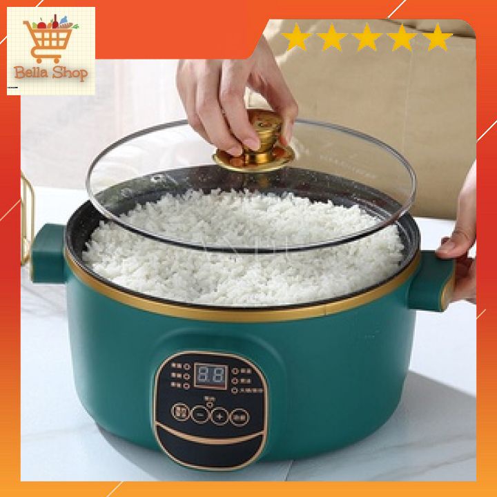 Bếp điện cao cấp thông minh ELECTRIC COOKER POT SHANBAN 24cm 2 tầng có vỉ hấp